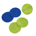 Electric Cordless Rechargeable Floor Cleaner Scrubber Mop Pads Set Of
