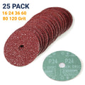 20pcs 4-1/2" Zirconia Flap Discs 40-120 Grit