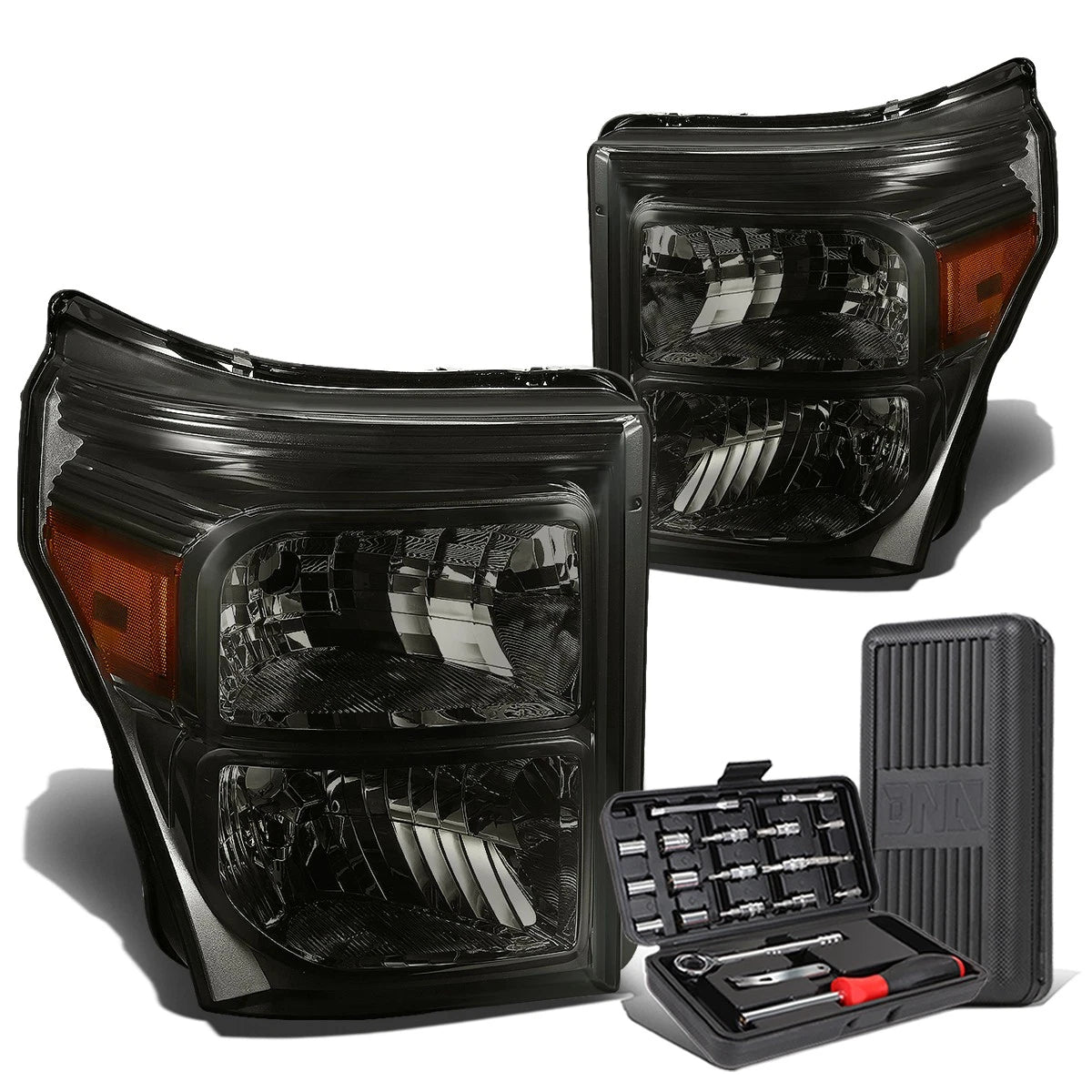 For 2011-2016 Ford Super Duty Pair Smoked/amber | Built Supply Co