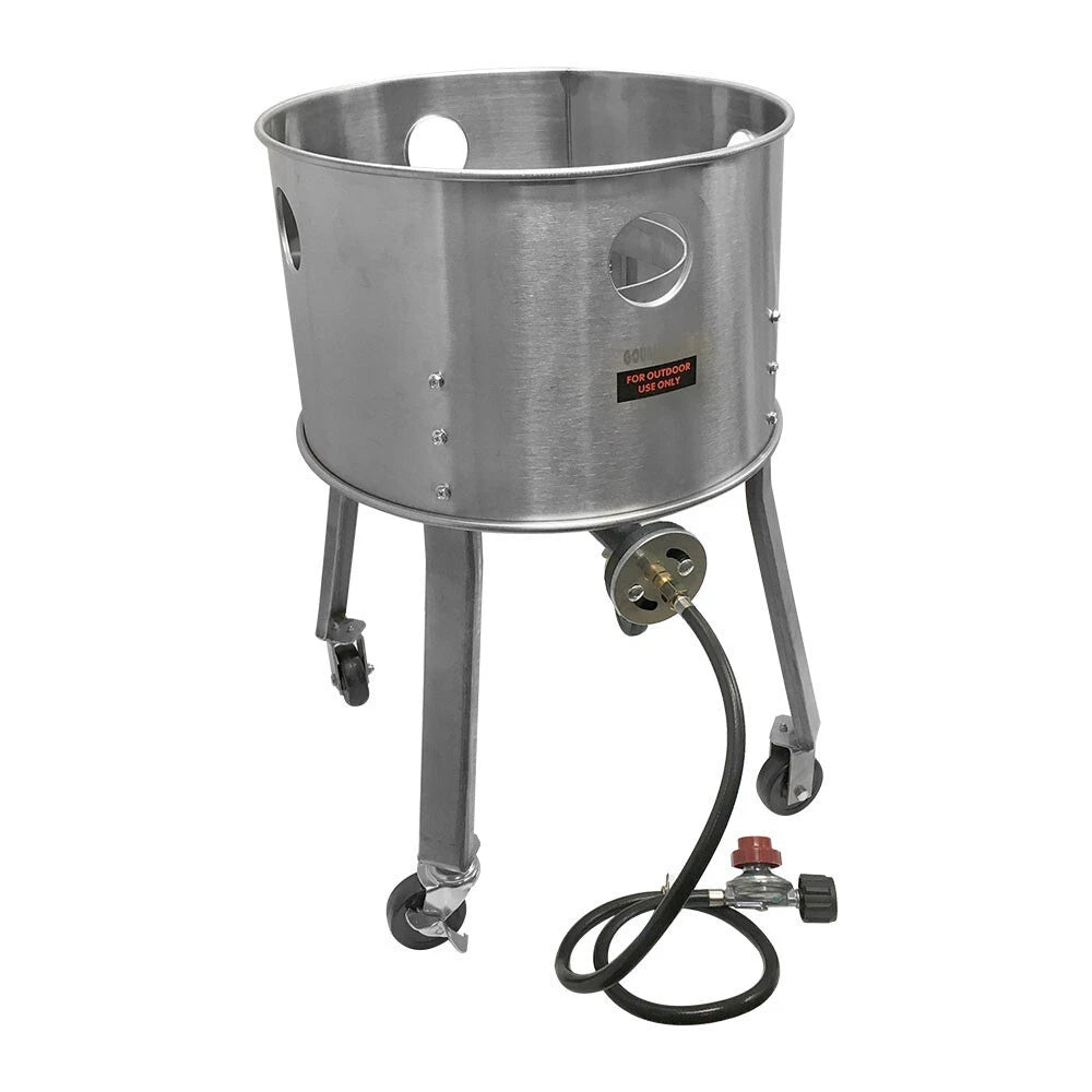 Heavy Duty Portable Propane Stove Burner With Wheels 200,000 Btu