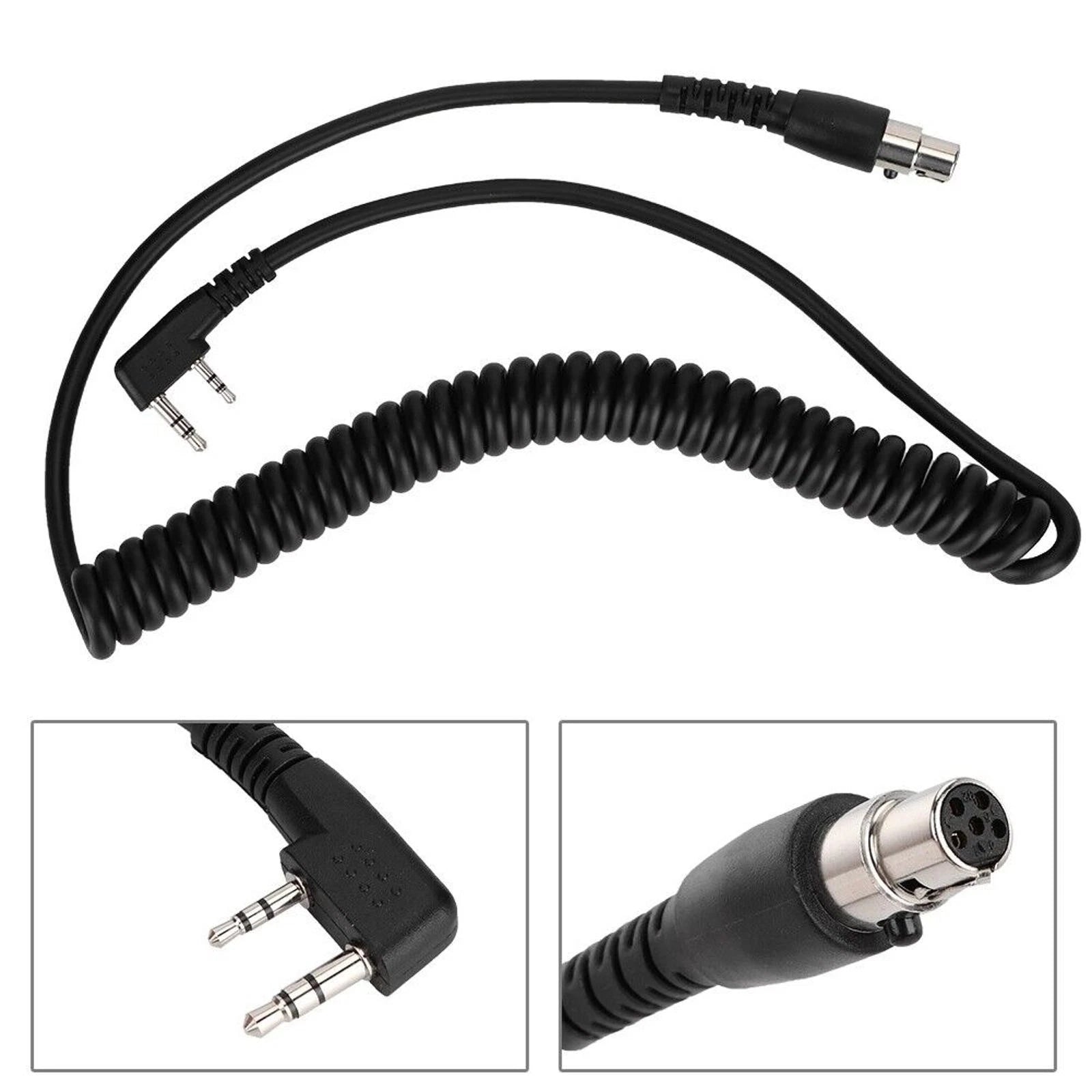 2.6ft 2pin To 5pin K Cable For Kenwood/hyt/ba<wbr/>ofeng/relm Two Way