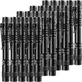 20 Pack Pen Light Flashlight Mini Small Flashlight with Clip