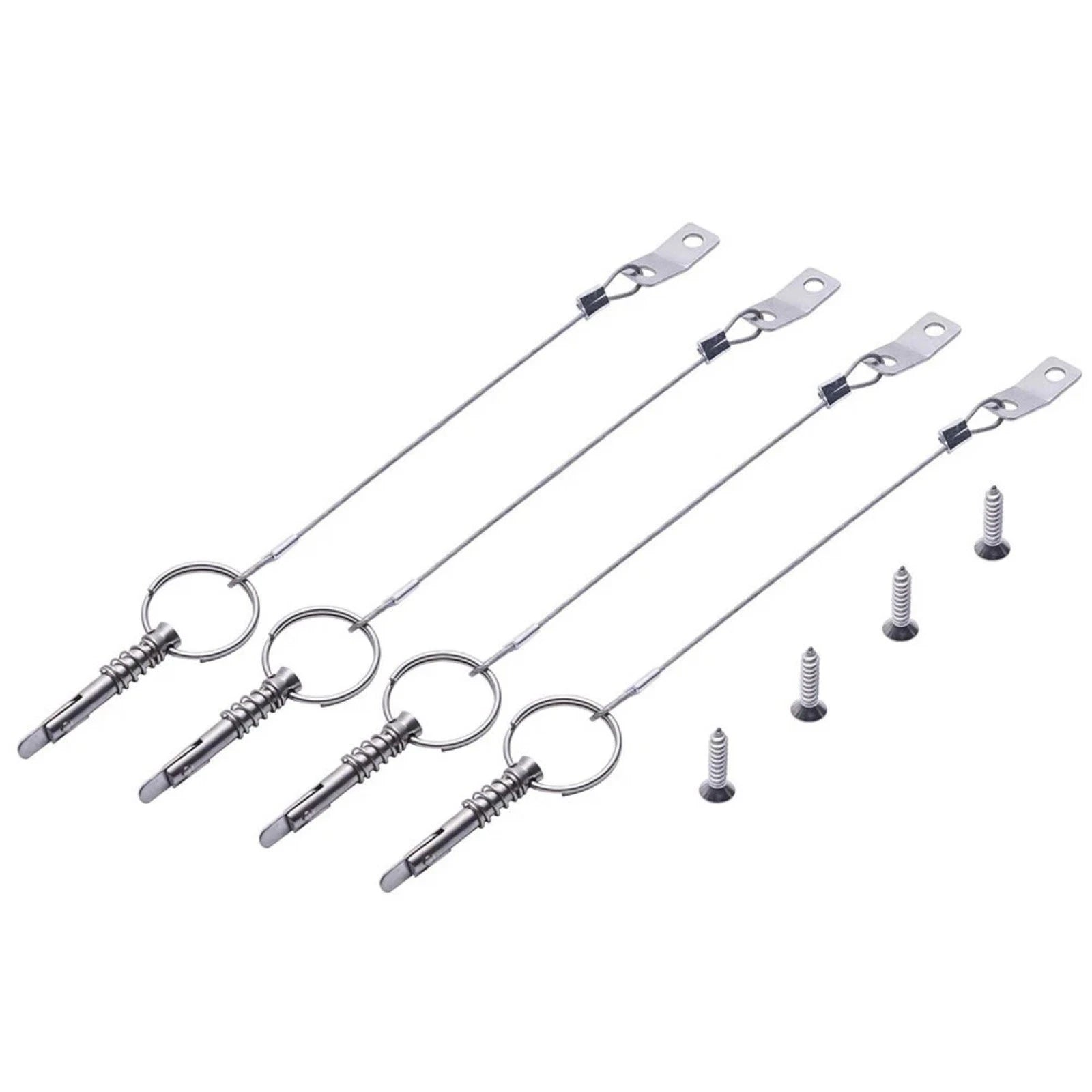 Boat Quick Release Pin W/screws Spring Loaded For Bimini Top Fitting