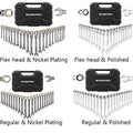 Workpro 22PC Ratcheting Wrench Set Combination Wrench with Organizer