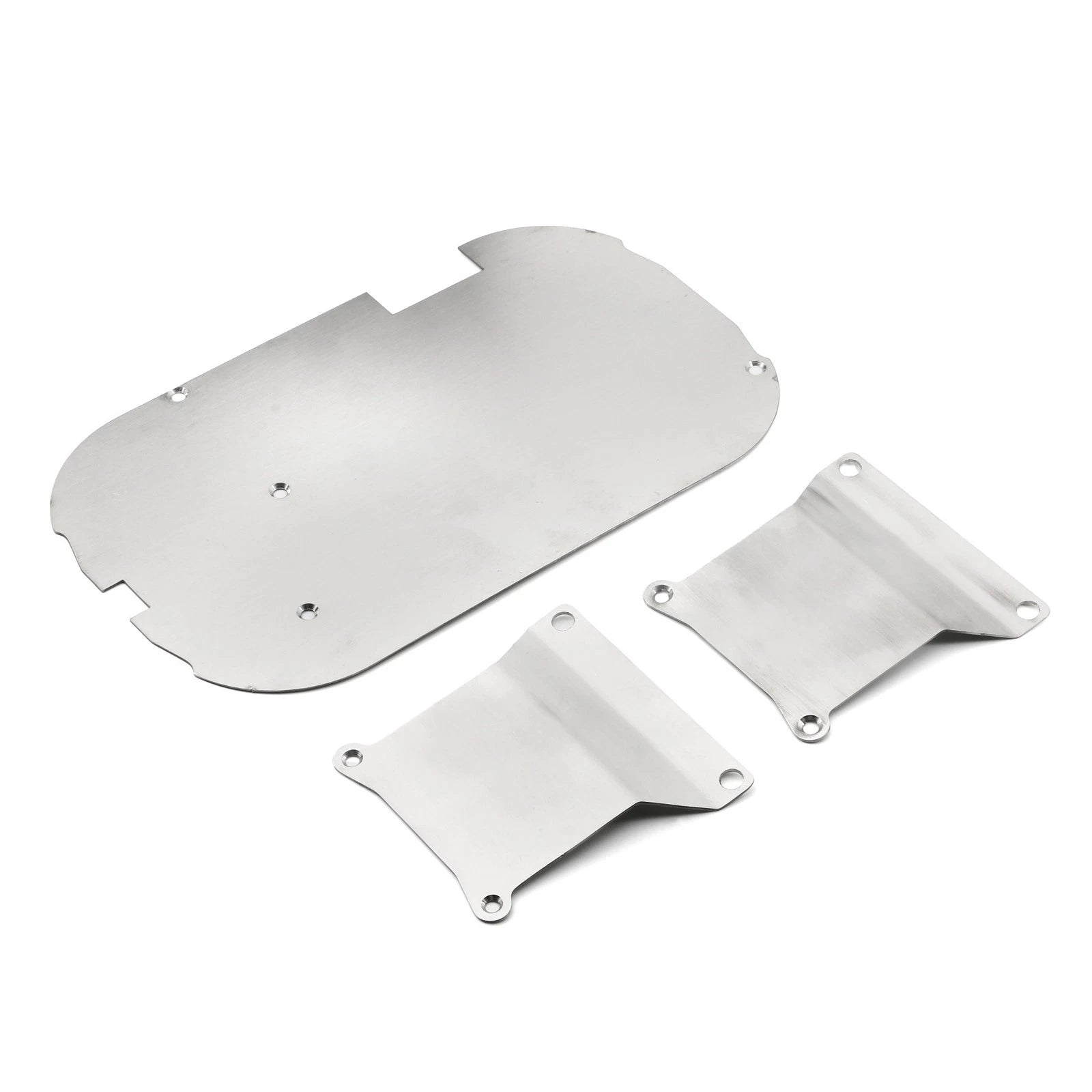Stainless Steel Chassis Armor Guard Board Set For Tamiya Tt01 1/10 Rc