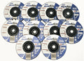 10 NORTON BLUEFIRE 7" INCH X 1/4" GRINDING WHEELS DISC TYPE 27 USA MADE #43231Op