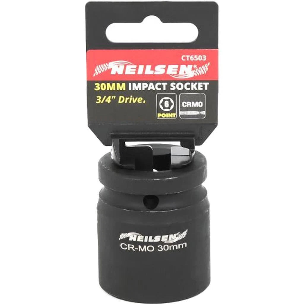 Neilsen 3/4" Drive Standard Shallow Square Metric Single Impact