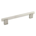 25 Pack Bridge Style 7-9/16" Centers Brushed Nickel Cabinet Pull