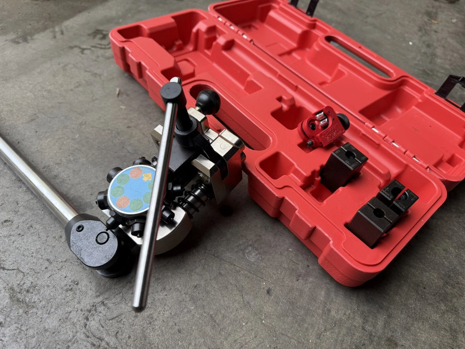 Brake Pipe Line Flaring Tool Kit Double Flare Transmission Cooler &
