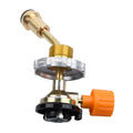 Portable Gas Cylinder Adapter Valve With Pressure Gauge For Outdoor
