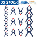 WORKPRO Spring Clamp Set 16-Piece Nylon 4pc 6-1/2"6pc 4-1/2"6pc 3-3/8"Heavy Duty