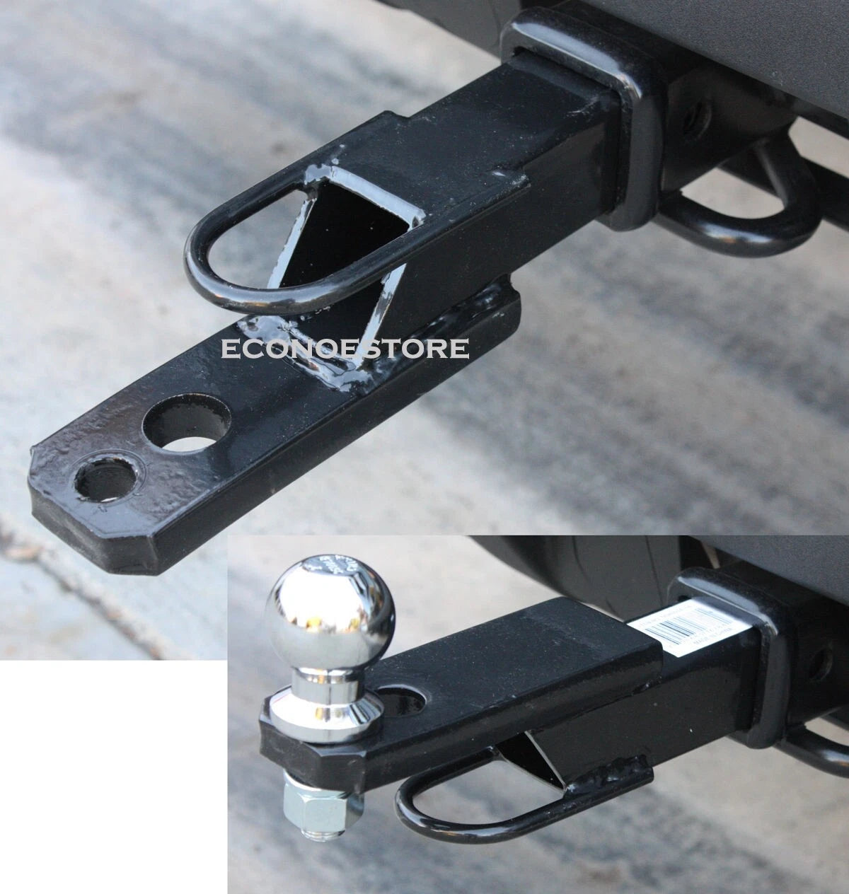 3-way Receiver Mount Hitch 5000lbs Fit 2" Tow Receivers W/2"ball