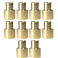 XFITTING 1" PEX B X 1" Female Sweat Adapter 10 Pack