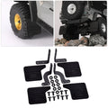 Rubber Mudguard+metal Fixing Bracket Set For 1/18 Trx-4m Land Rover