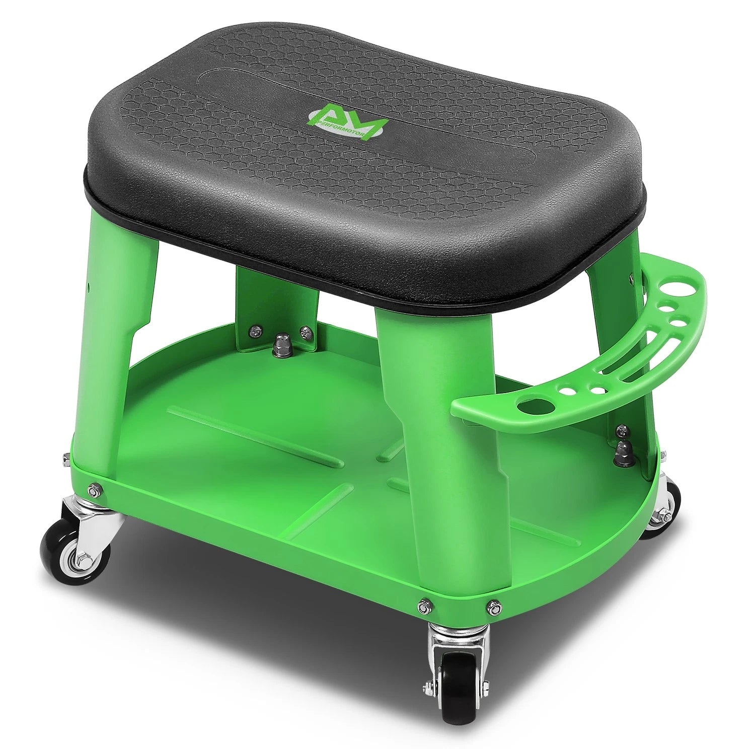 16.14x 10.62x 13.78in 300lbs Capacity Mechanics Roller Seats Green