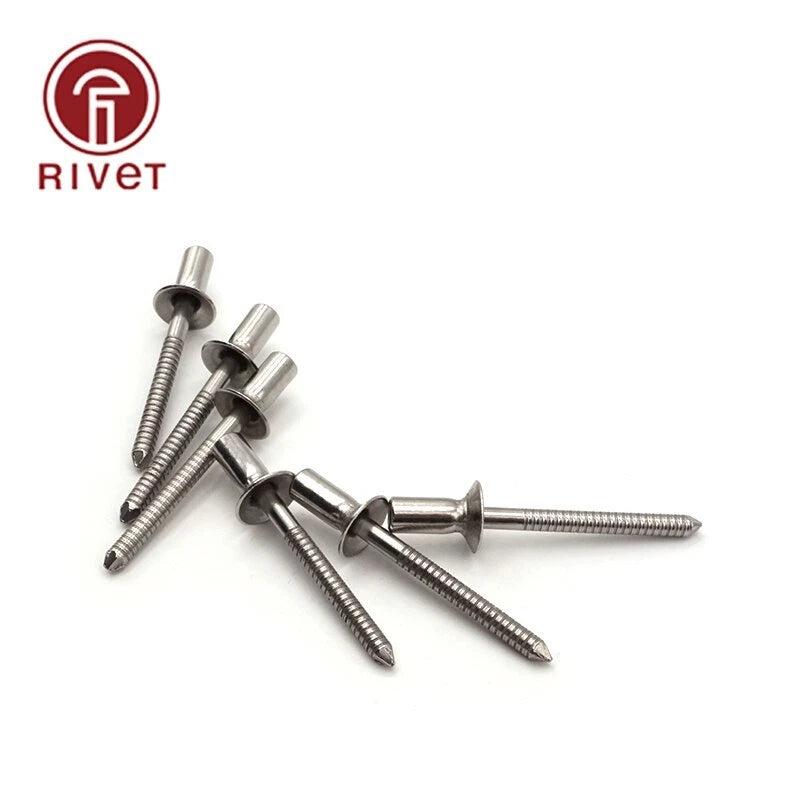 M6.4 200PCS GB 12616 Countersunk rivets Closed End Blind Rivet Sealed Hollow