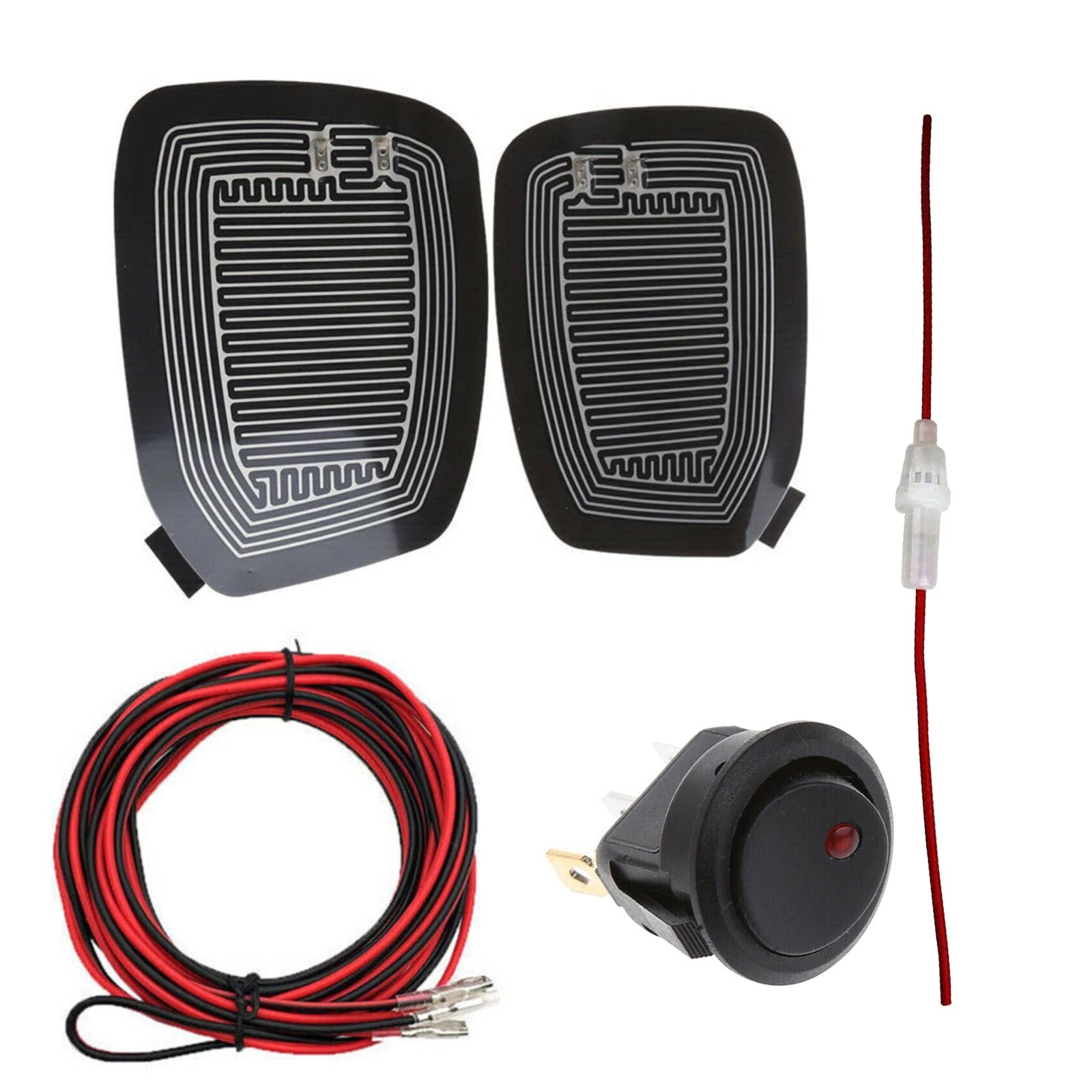 Aotu Car Rearview Mirror Heating Demister Side Glass Warm Heated