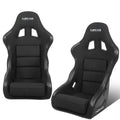 Nrg Black High Back Fiber Glass Bucket Racing Seats | Built Supply Co