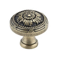Rok Royal Floral Round Rustic Brass Kitchen Cabinet | Built Supply Co