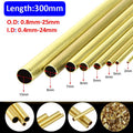 Brass Tube 0.8mm to 25mm O.D. 300mm Length