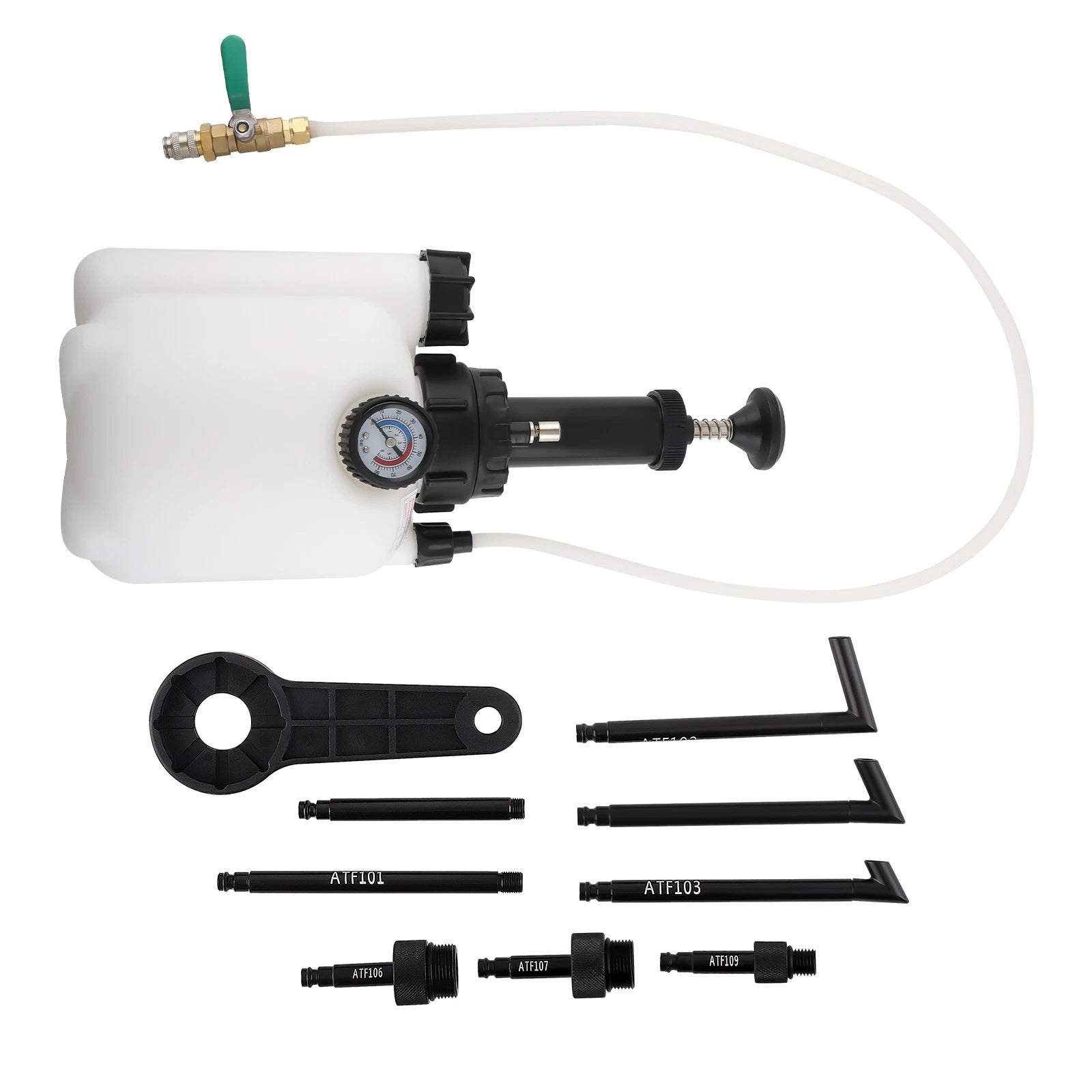 3L Transmission Oil Filling Tool + 8pcs Adaptors &amp; System Fluid Pump Manual