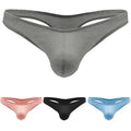 Men's Thong Underpants Low Rise Thread Briefs G Strings Pouch