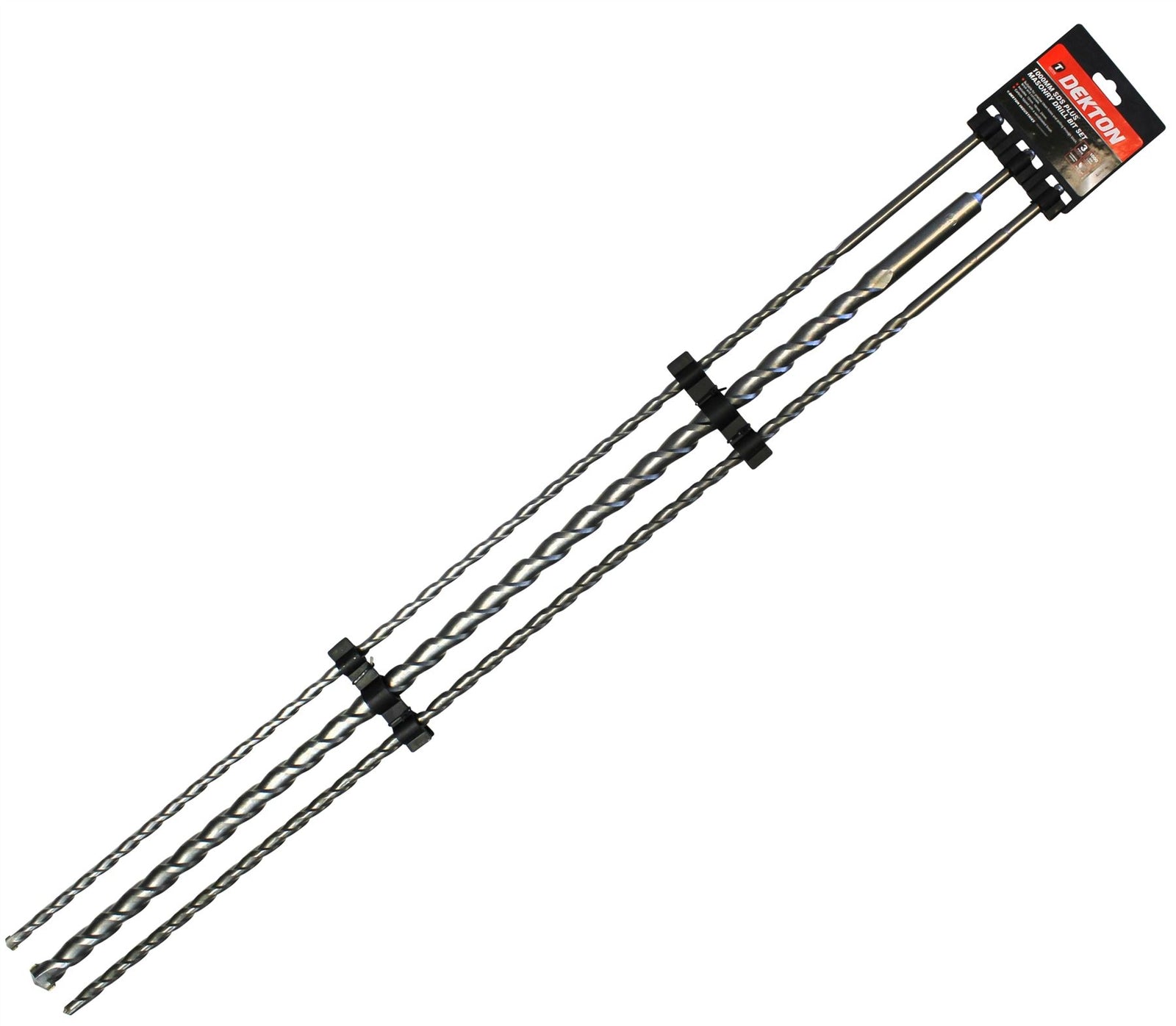 Dekton 3 SDS Plus Hammer Drill Bits 12mm 16mm & 24mm X