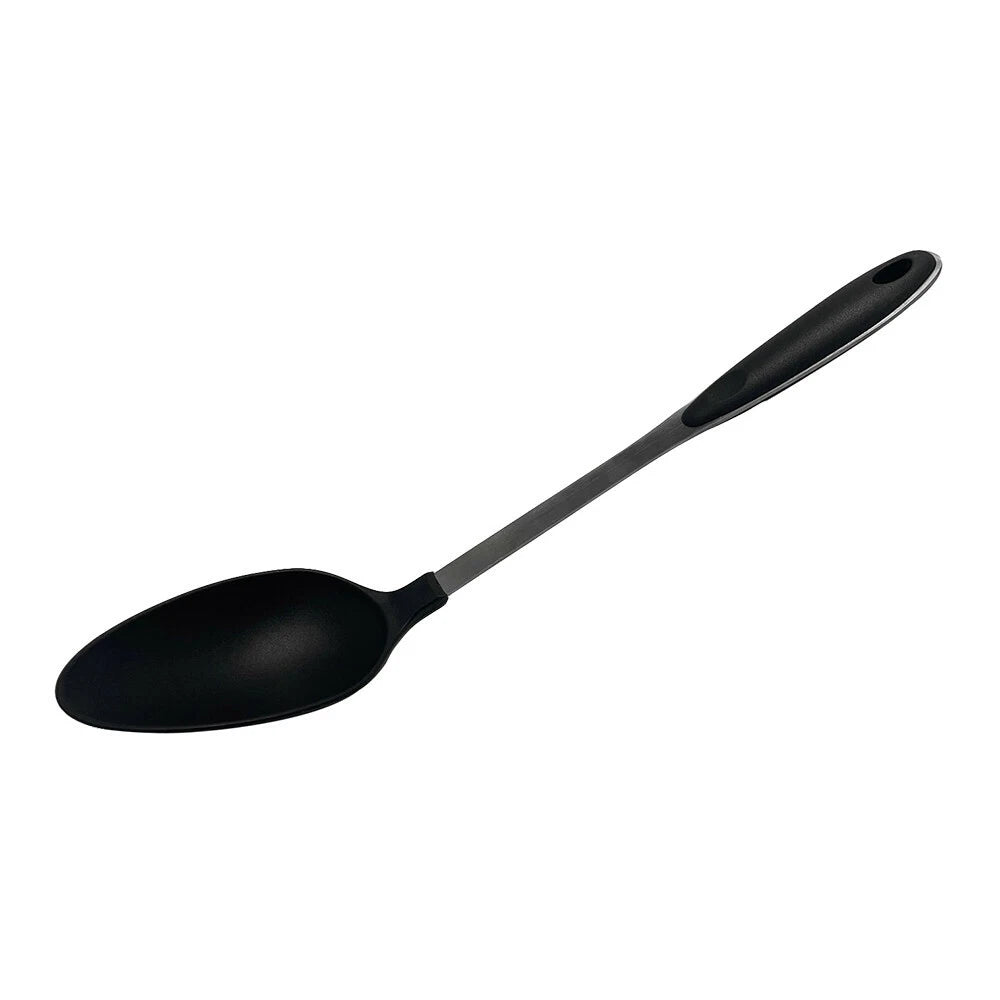 Black Nylon Non-stick Serving Spoon Kitchen Utensil For Mixing,