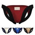 Men Cotton Spandex Low Waist Underpants Breathable High Fork Soft