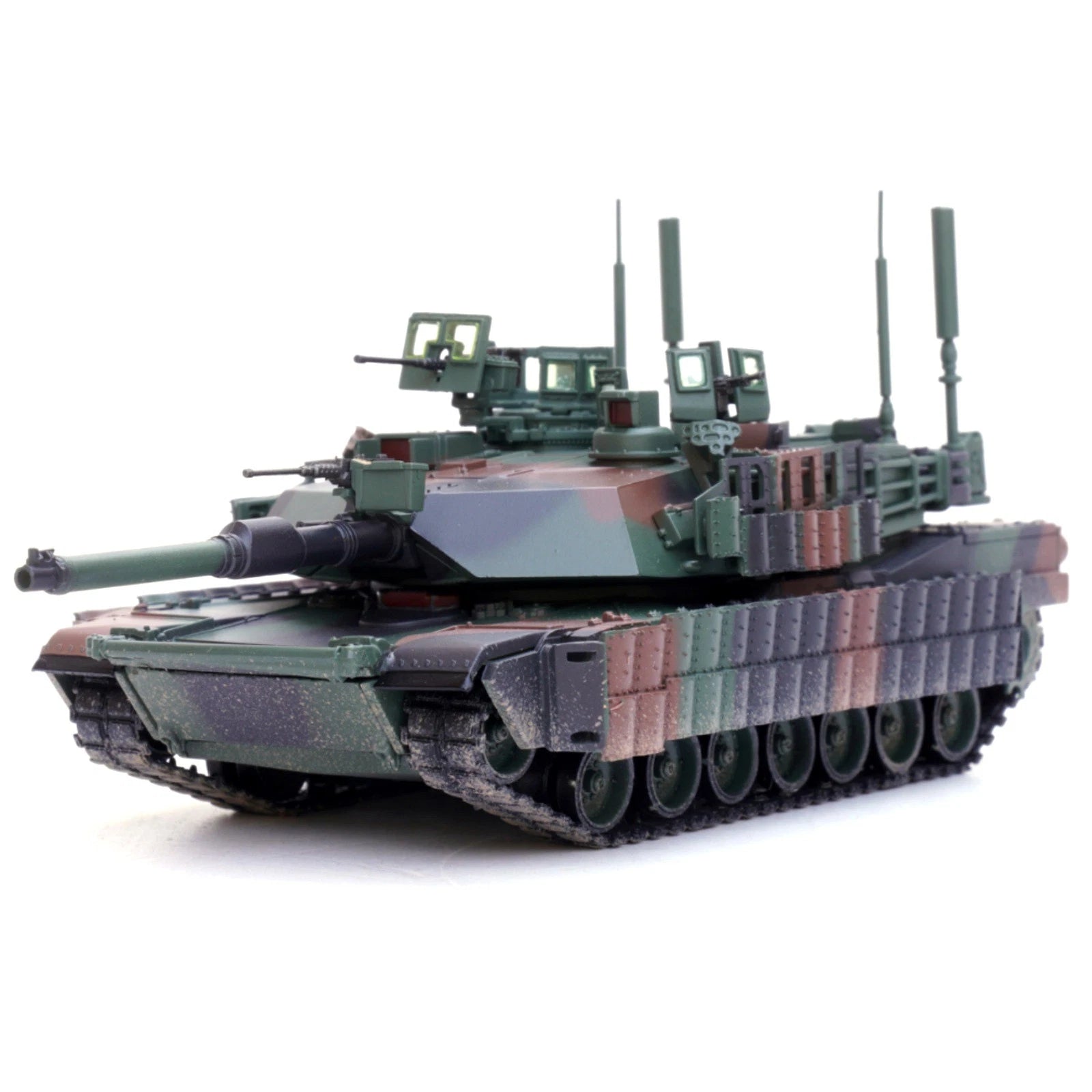 High Quality 13.5cm Diecast 1/72 Us M1a2 Tusk Ii Abrams Main Battle