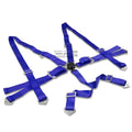 6-point 2" Blue Nylon Strap Harness Safety | Built Supply Co