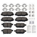 Front Rear L&R Brake Pads Set for Pontiac Vibe 2009-2010 Toyota Matrix