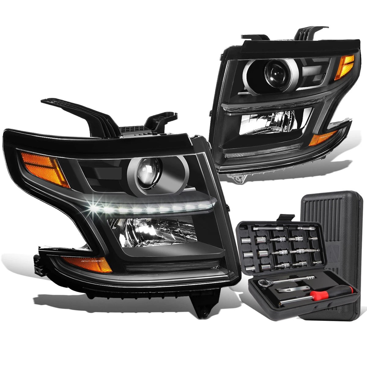 For 2015-2020 Suburban/tahoe Led Black Amber | Built Supply Co