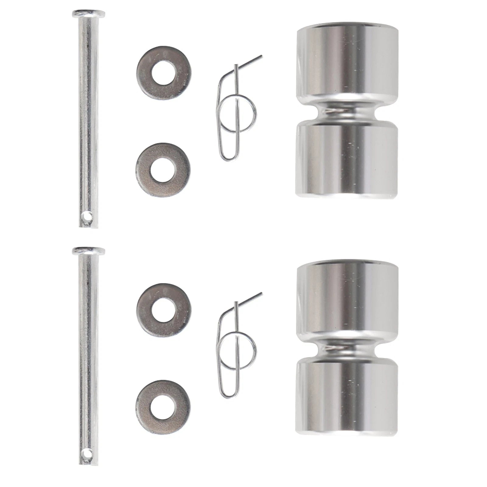 Silver Alloy Roller For Gorilla Lift Utility Trailer Tailgate Lift