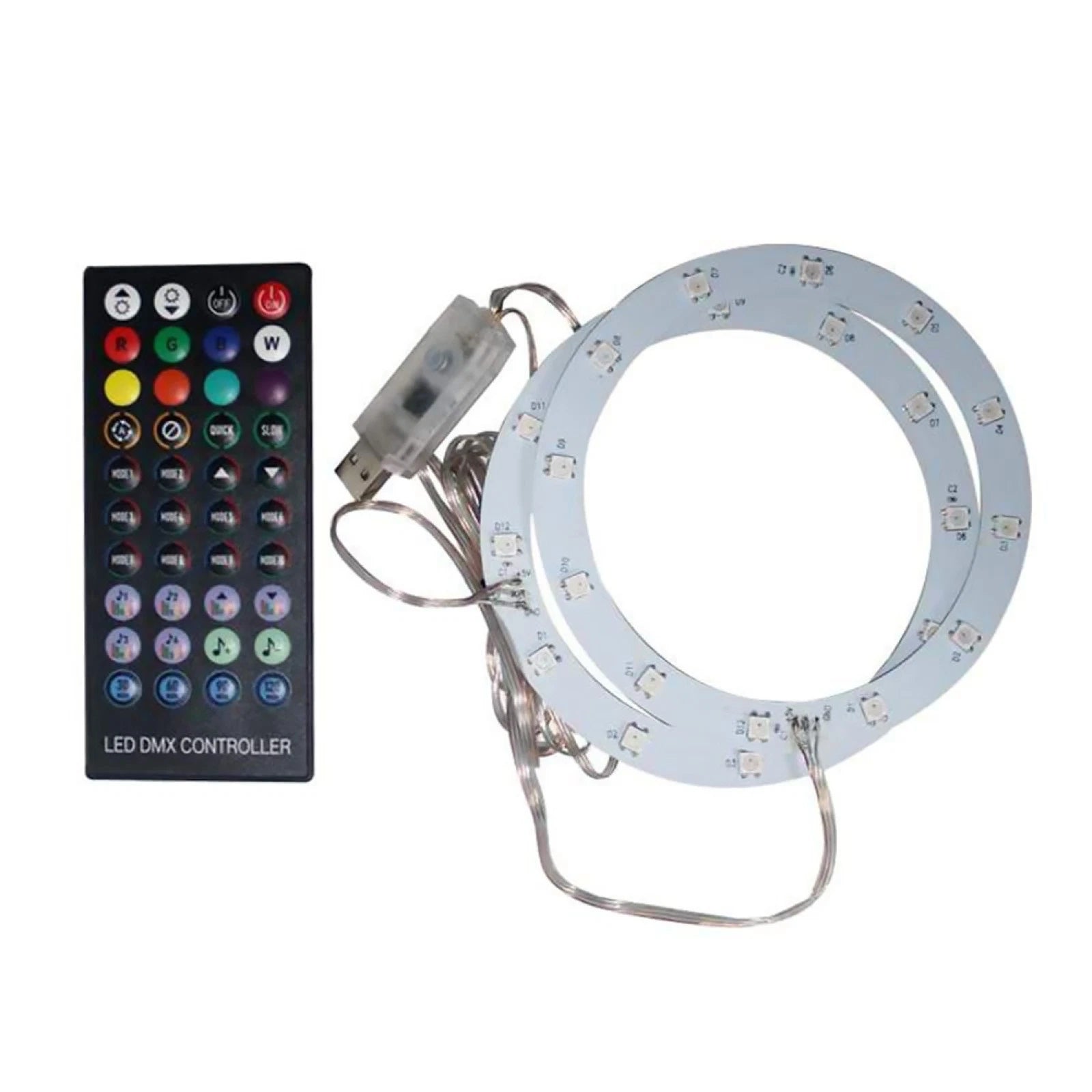 Host Rgb Light Strips Led Night Light Bar With Remote Control For Ps5