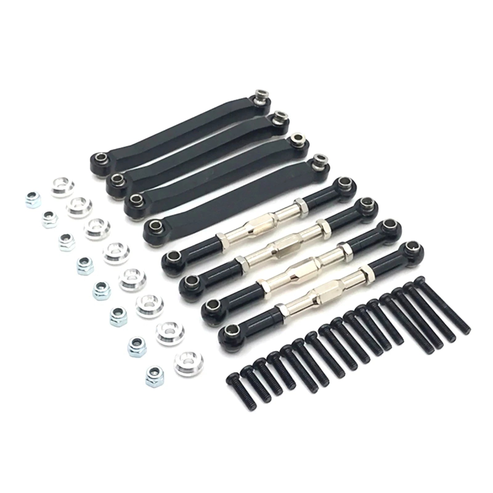 Chassis Pull Rods Turnbuckle Rod Linkage Set For Mn D90 D91 D99 1/12