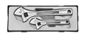 Force T5023 Adjustable Gauged Wrench Shifter 8"+12" Set