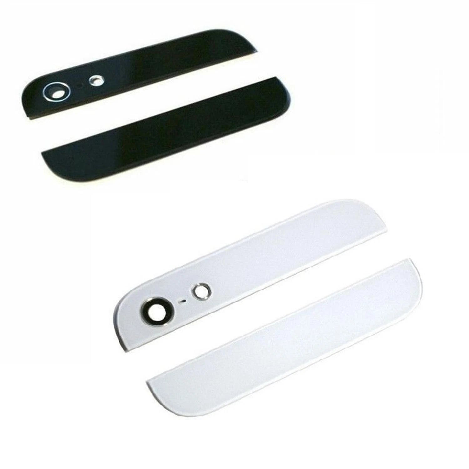 Rear Top/bottom Glass Cover Case Protector With Camera &Flash Len For