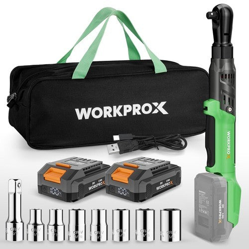 WORKPROX Electric Ratchet Wrench Set by WORKPROX