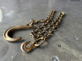 Big J-hook & 8ft Pulling Tow Chain 4 Bumper Auto Body Frame Dent