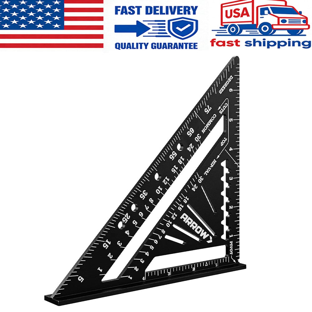 Arrow 7'' Woodworking Triangle Ruler by Arrow