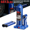 Blue 14.5" 3 Tons Manual Automotive Hydraulic Welded Bottle Jack Car