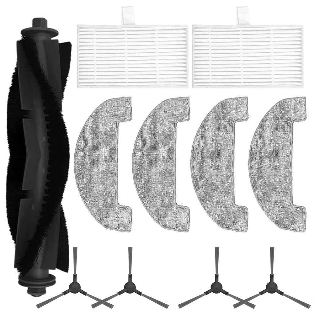 Robot Vacuum Parts Main Brush Replacement Nylon Side Brushes For