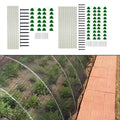 Garden Arch Kit 2-pack Options Adjustable Spacing Ground Spike Anchors