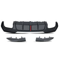 Rear Bumper Diffuser Lip for BMW G22/G23 4 Series M Sport 2021-2024 Carbon Fiber
