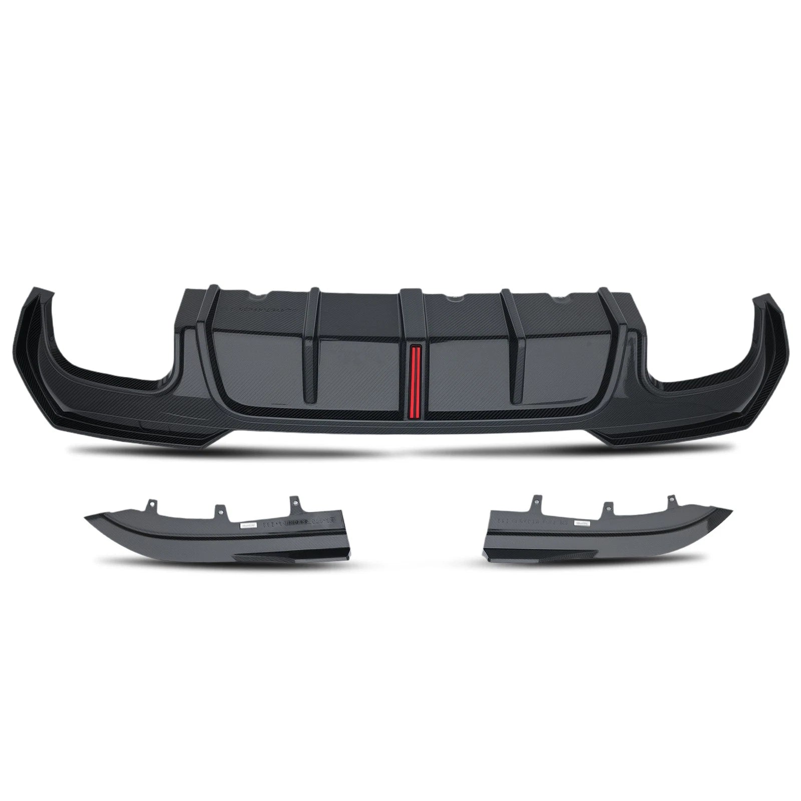 Rear Bumper Diffuser Lip for BMW G22/G23 4 Series M Sport 2021-2024 Carbon Fiber