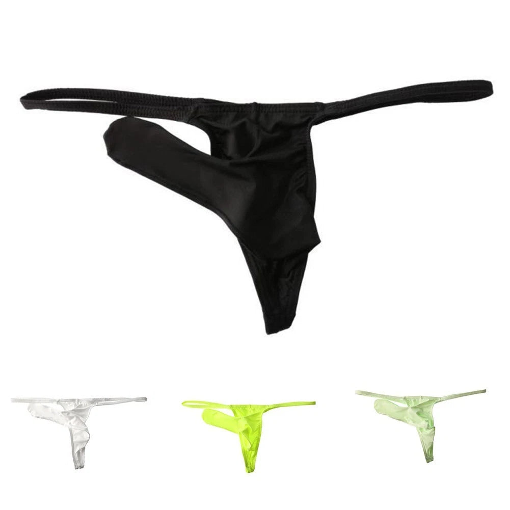 Men's Sexy Underpants With Low Waist G String And Elephant Nose