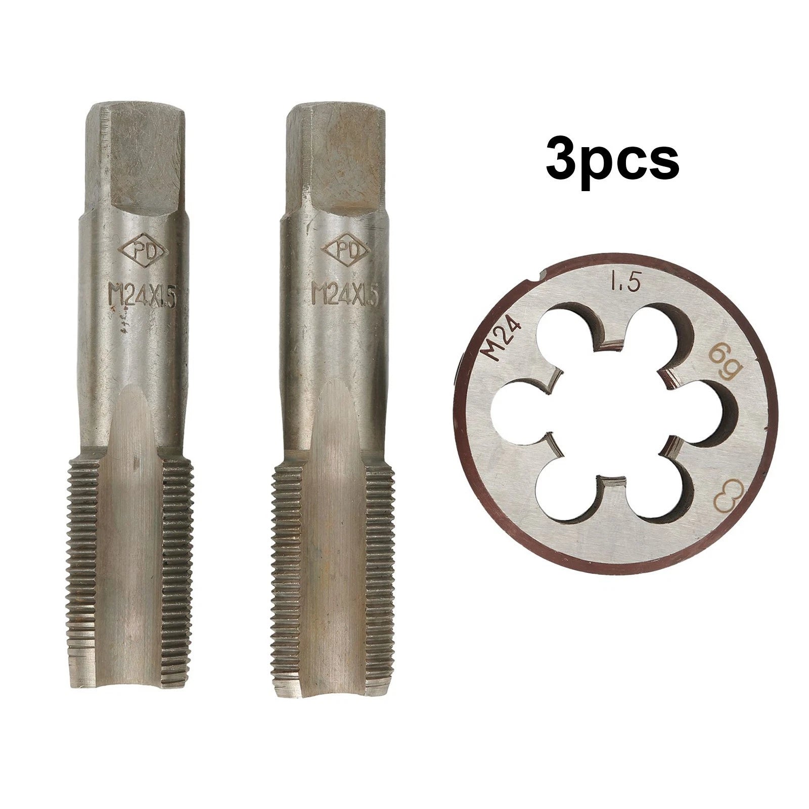 Professional Hss Tap And Die Set For M24 X 1 5mm Metric Threads