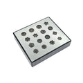 16 Impression Snowflake Shot Plate - Silversmith Tools- Jewelry