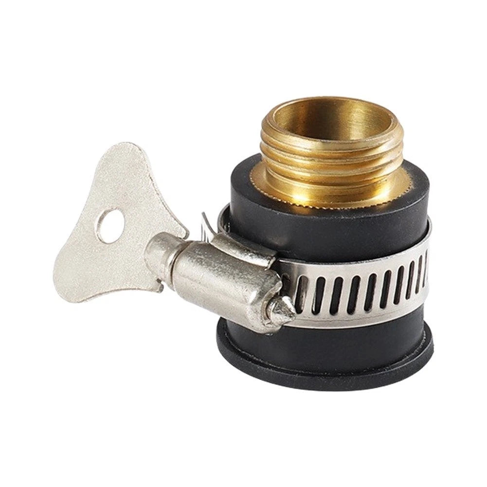 Brass Faucet Adapter 1/2in For Washing Machine And Garden Hose Quick